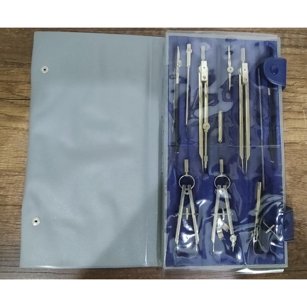 Fullerton 206 Drafting Set Made in Germany Blue Case Vintage A18